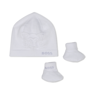 Ensemble bonnet et chaussons BOSS UNISEXE