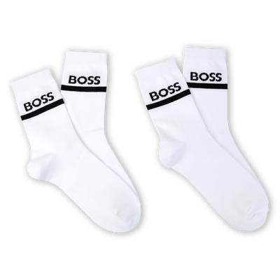 LOT DE 2 PAIRES DE CHAUSSETTES BOSS GARCON