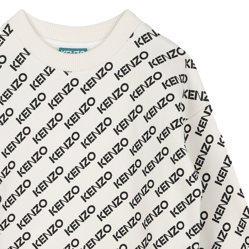 Robe molletonnée siglée KENZO KIDS 
                    FILLE
