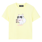 Tee-shirt manches courtes KARL LAGERFELD KIDS 
                    FILLE