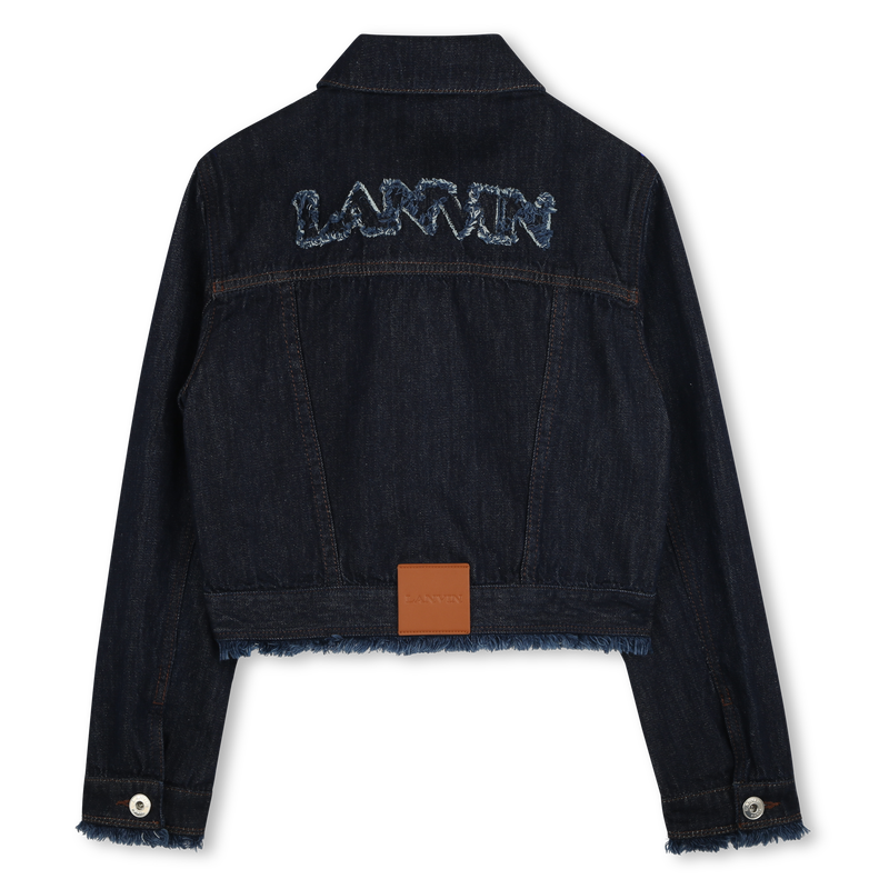Blouson court en jean LANVIN 
                    FILLE