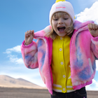 Manteau en polaire duveteuse BILLIEBLUSH 
                    FILLE