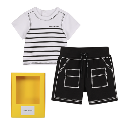 ENSEMBLE T-SHIRT ET SHORT MARC JACOBS UNISEXE