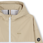 Coupe-vent bicolore &agrave; capuche BOSS 
                    GARCON