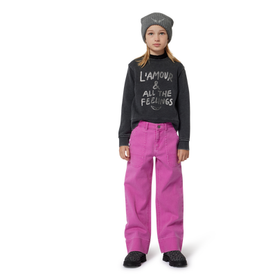 Sweat-shirt en molleton ZADIG & VOLTAIRE FILLE