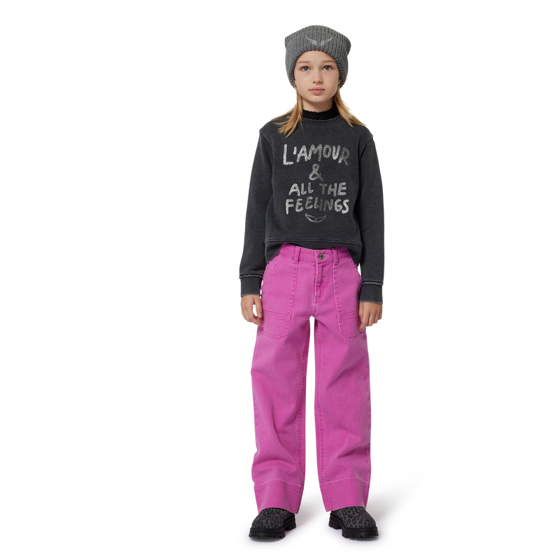 Sweat-shirt en molleton ZADIG & VOLTAIRE 
                    FILLE
