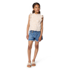 Tee-shirt broderies florales CHLOE 
                    FILLE