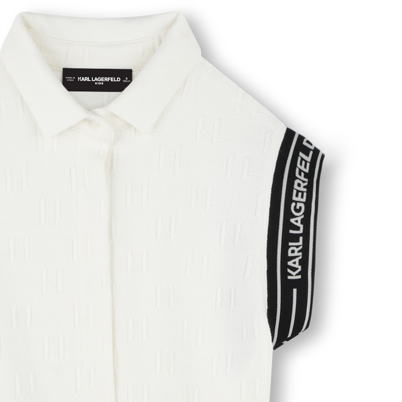 Combinaison à manches courtes KARL LAGERFELD KIDS 
                    FILLE
