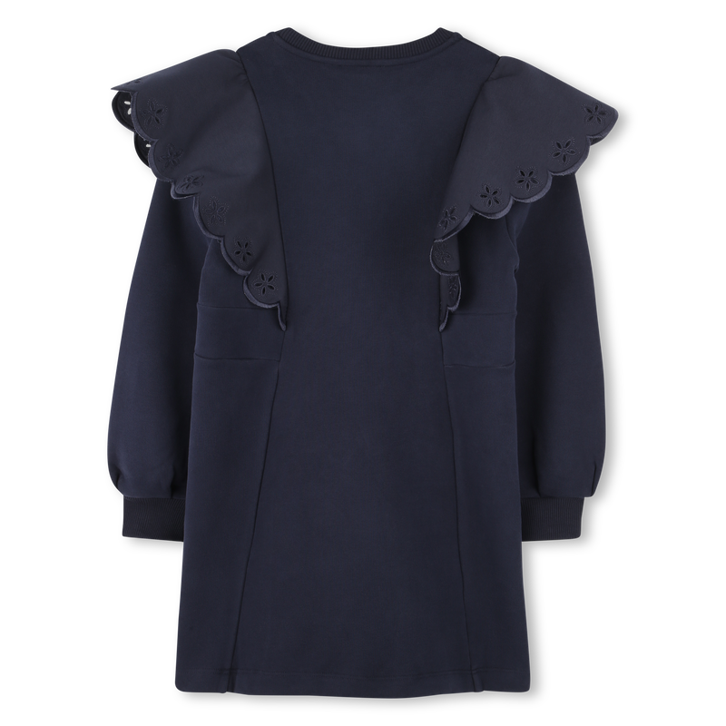 Robe en molleton à volants CHLOE 
                    FILLE