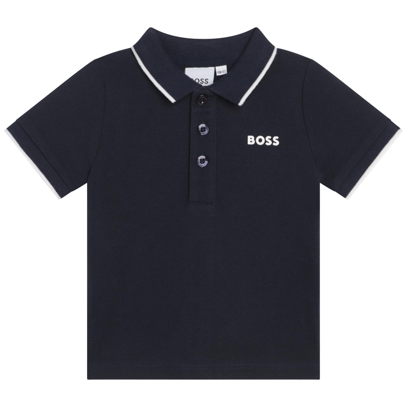 Polo manches courtes en coton BOSS 
                    GARCON