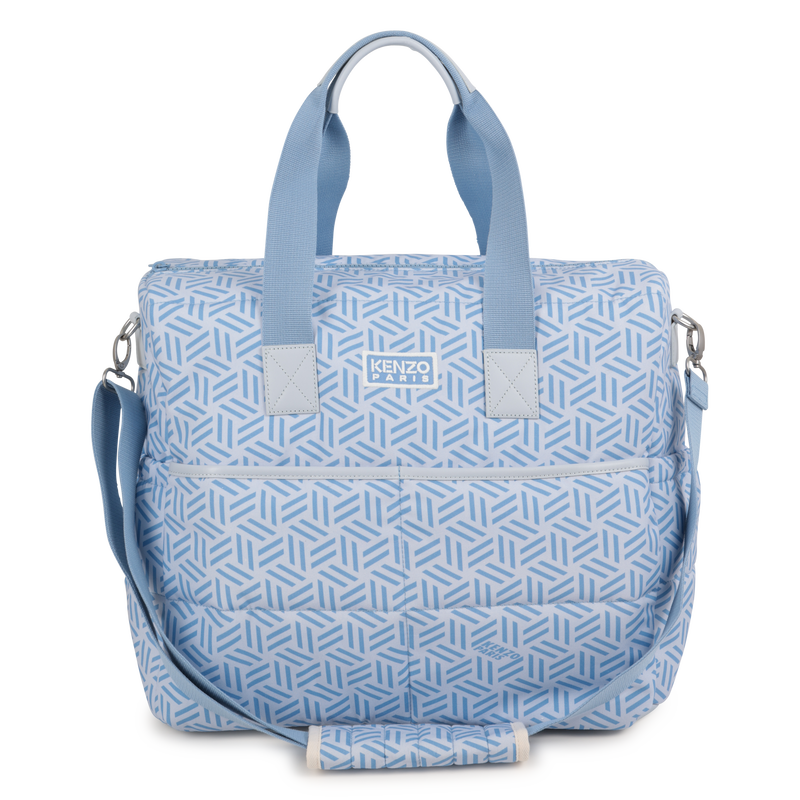 Sac à langer matelassé en popeline imprimée KENZO KIDS 
                    UNISEXE