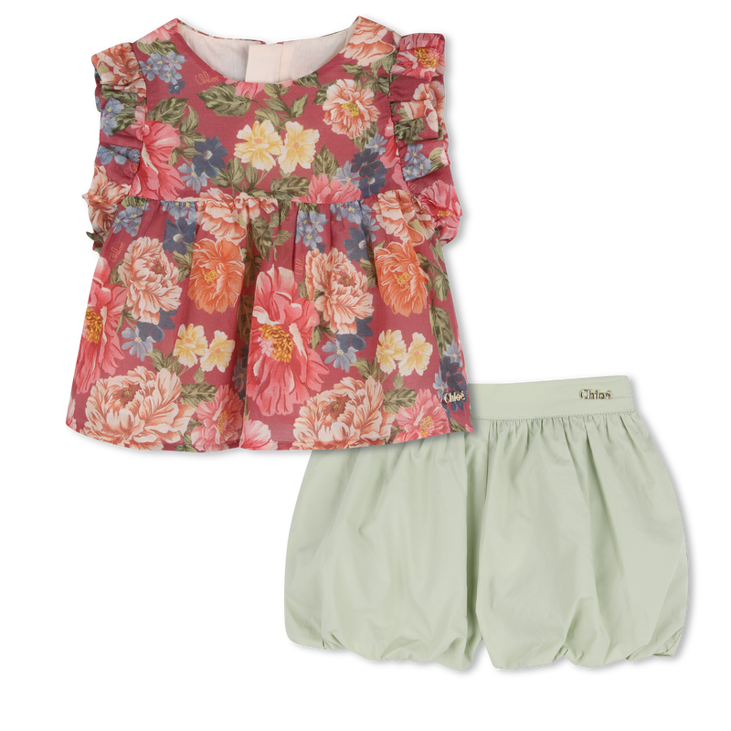 Ensemble top + culotte bouffante CHLOE 
                        FILLE