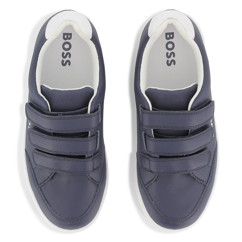 Baskets en cuir de vachette BOSS 
                    GARCON