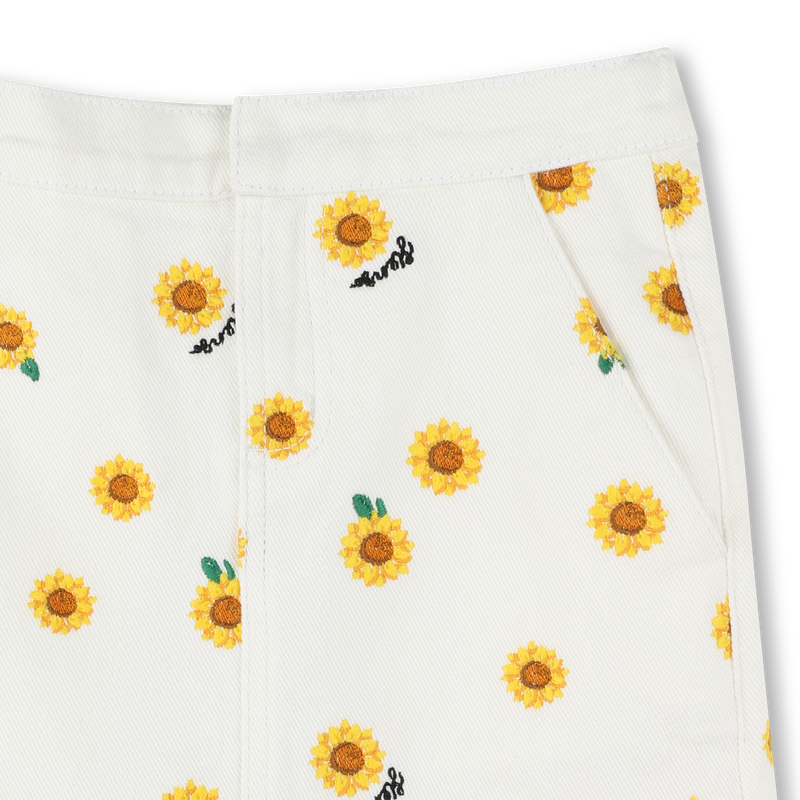 Jupe &agrave; taille &eacute;lastiqu&eacute;e KENZO KIDS 
                        FILLE