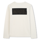 T-shirt &agrave; manches longues KARL LAGERFELD KIDS 
                    GARCON