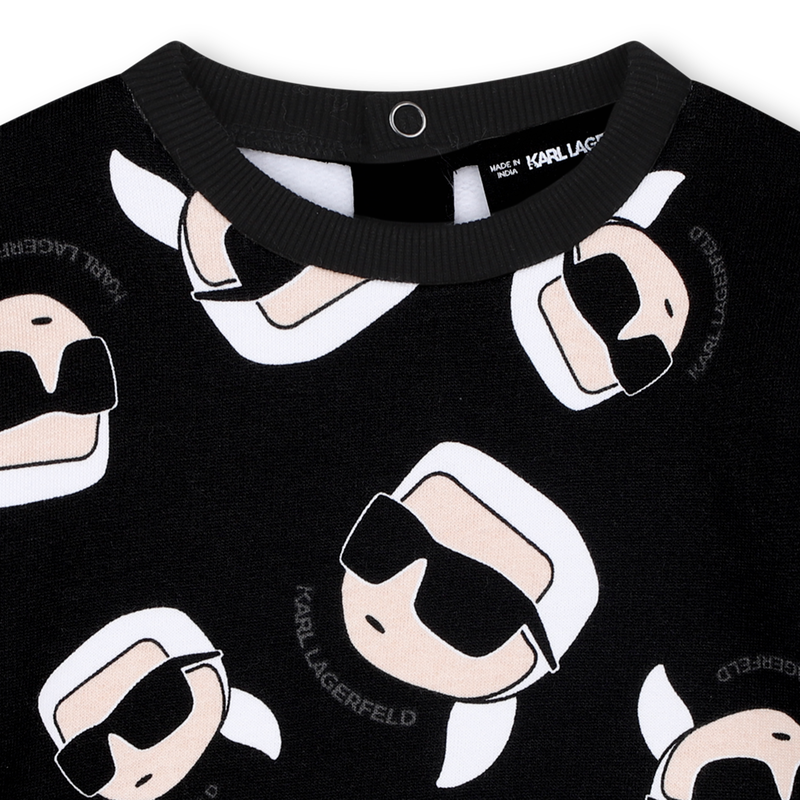 Sweat en molleton gratté KARL LAGERFELD KIDS 
                    GARCON
