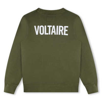 Sweat-shirt en molleton coton ZADIG & VOLTAIRE UNISEXE