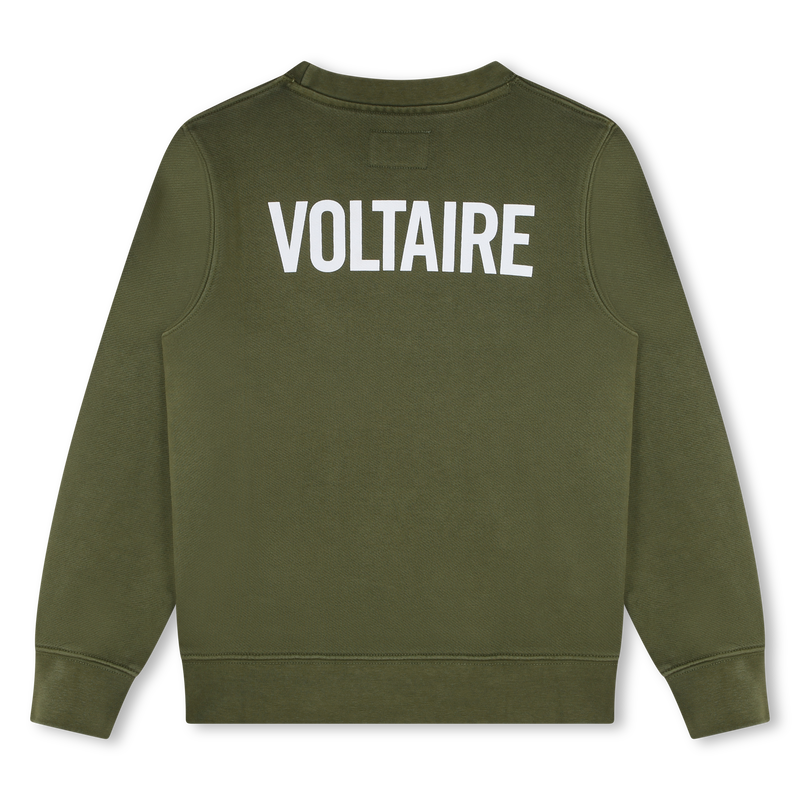 Sweat-shirt en molleton coton ZADIG & VOLTAIRE 
                    UNISEXE