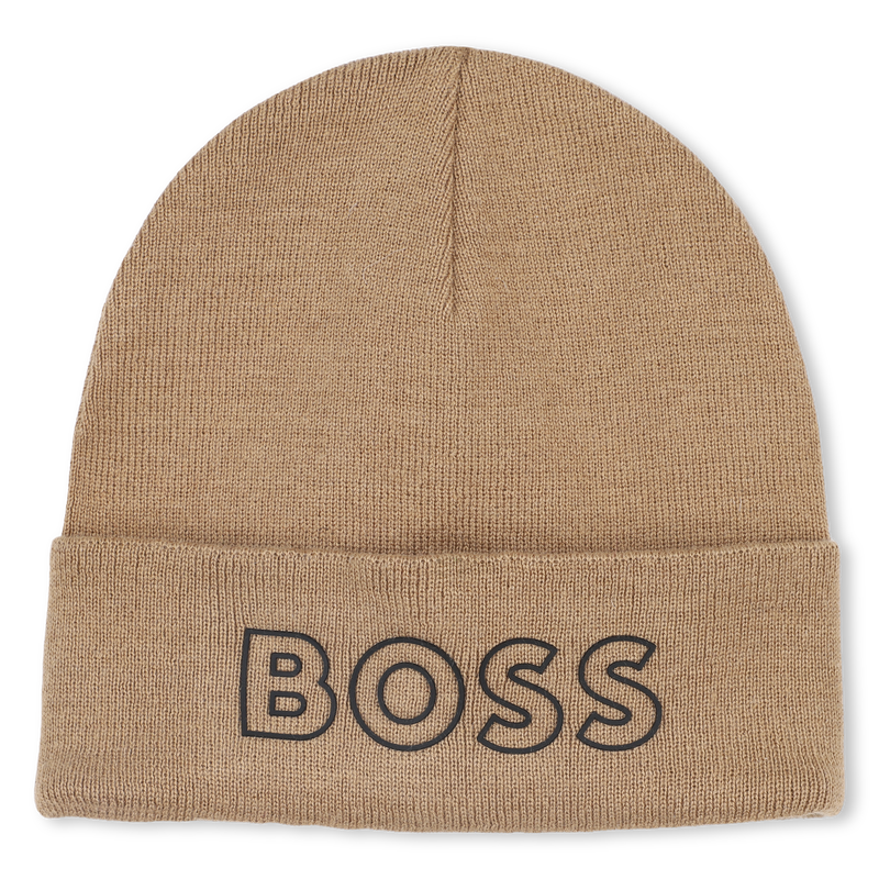 Bonnet tricot avec sigle BOSS 
                        GARCON