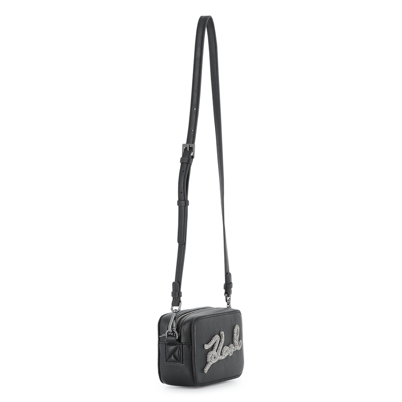 Sac à main, textile enduit grainé et lisse KARL LAGERFELD KIDS 
                    FILLE