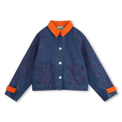 Veste en denim KENZO KIDS FILLE
