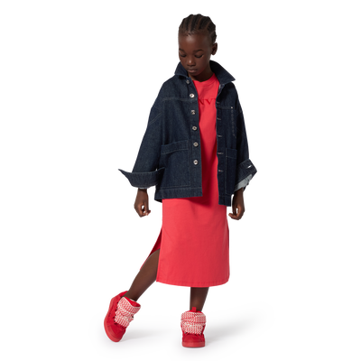 ROBE T-SHIRT LANVIN FILLE