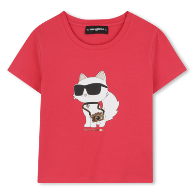 T-shirt &agrave; manches courtes KARL LAGERFELD KIDS FILLE