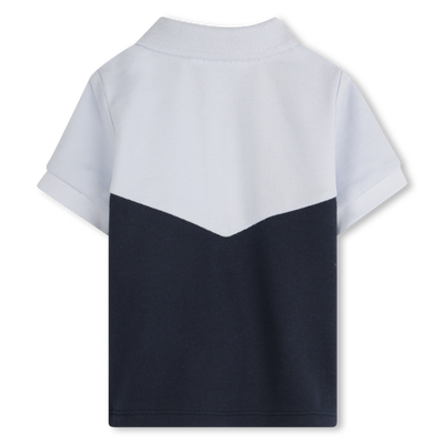 Polo &agrave; tresses sur les manches BOSS GARCON