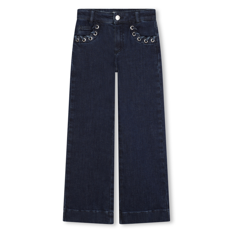 Jean ample à oeillets MICHAEL KORS 
                    FILLE