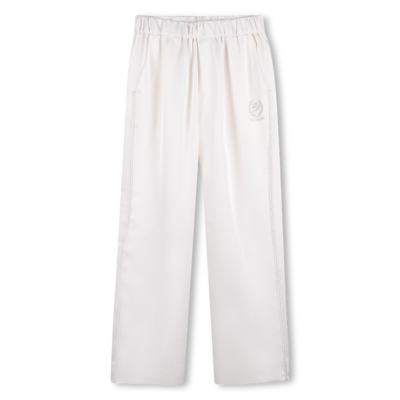 PANTALON DE JOGGING EN SATIN KARL LAGERFELD KIDS 
                        FILLE