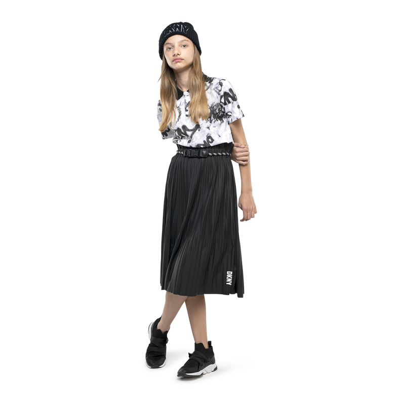Jupe plissée avec ceinture DKNY 
                    FILLE