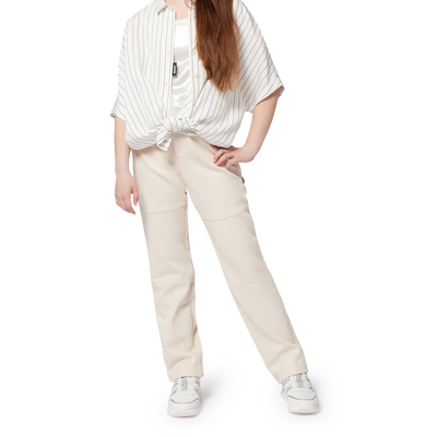 Chemise longue fluide ray&eacute;e DKNY FILLE