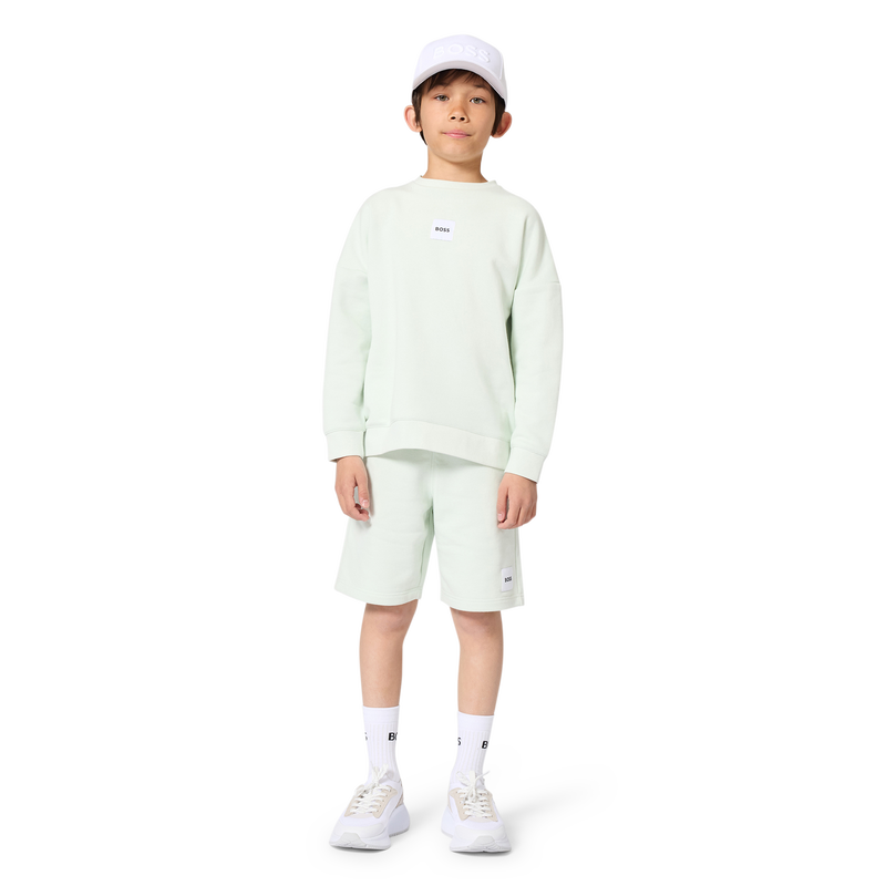 SWEAT EN MOLLETON BOSS 
                        GARCON