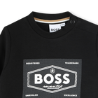 Sweat-shirt molleton col rond BOSS 
                    GARCON