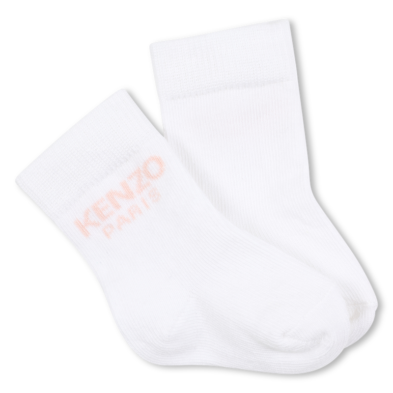 Lot de 2 paires de chaussettes tricot KENZO KIDS 
                    UNISEXE