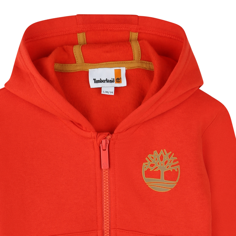 Sweat-shirt zipp&eacute; &agrave; capuche TIMBERLAND 
                        GARCON