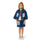 Short en jean &agrave; poches KENZO KIDS 
                    FILLE
