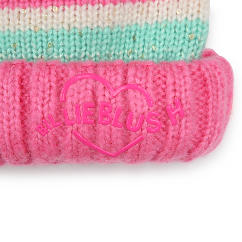Bonnet rayé à pompon BILLIEBLUSH 
                    FILLE