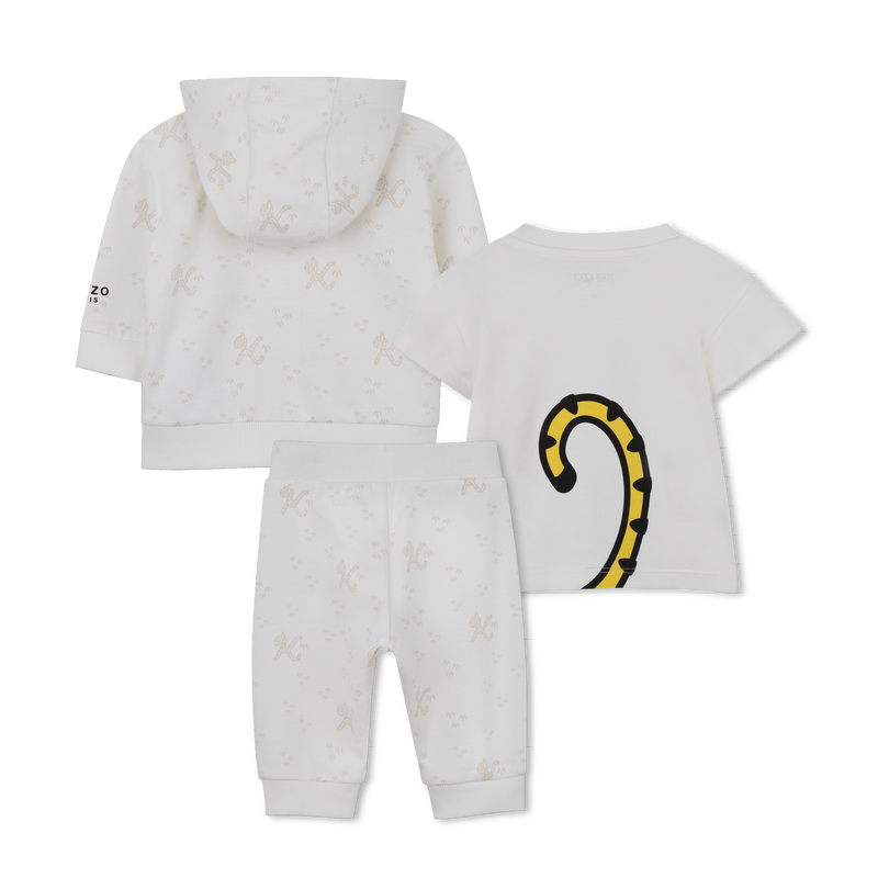 Ensemble pantalon, cardigan et tee-shirt KENZO KIDS 
                        UNISEXE