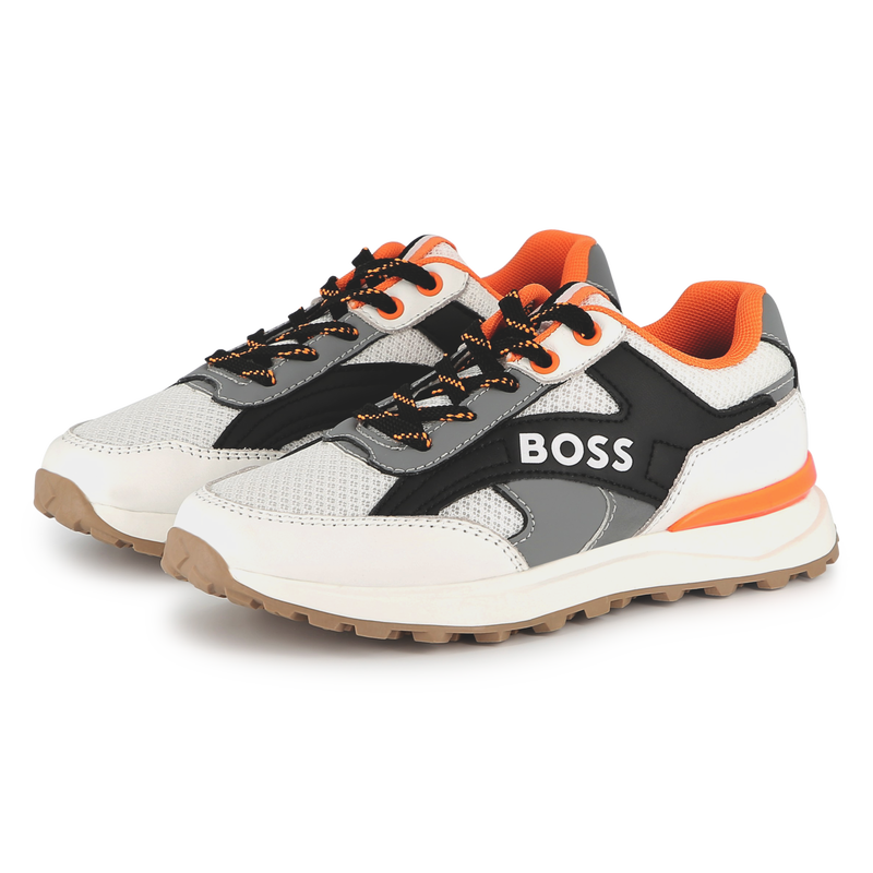 Baskets lacées détails colorés BOSS 
                    GARCON