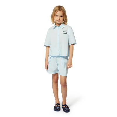 Chemise à manches courtes KENZO KIDS FILLE