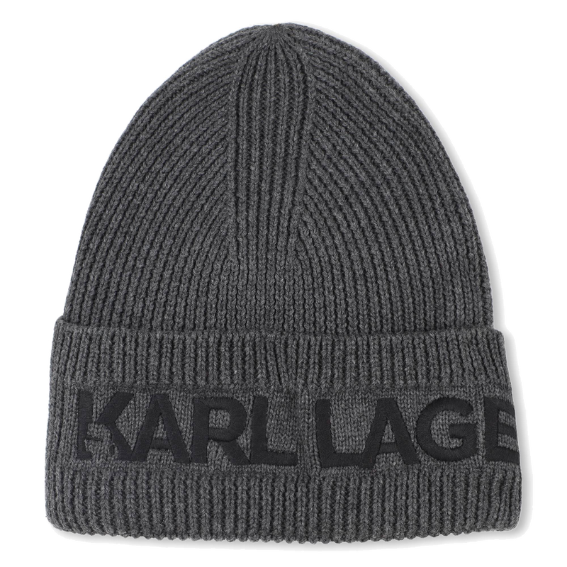 Ensemble bonnet + tour de cou tricot KARL LAGERFELD KIDS 
                    GARCON