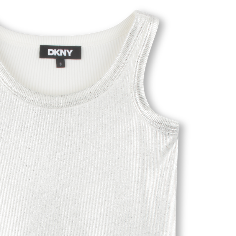 Débardeur en côtes 2x2 DKNY 
                    FILLE