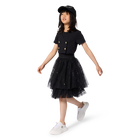 Robe de ceremonie bi-matiere KARL LAGERFELD KIDS 
                    FILLE