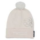 Bonnet tricot avec pompon KARL LAGERFELD KIDS 
                    UNISEXE