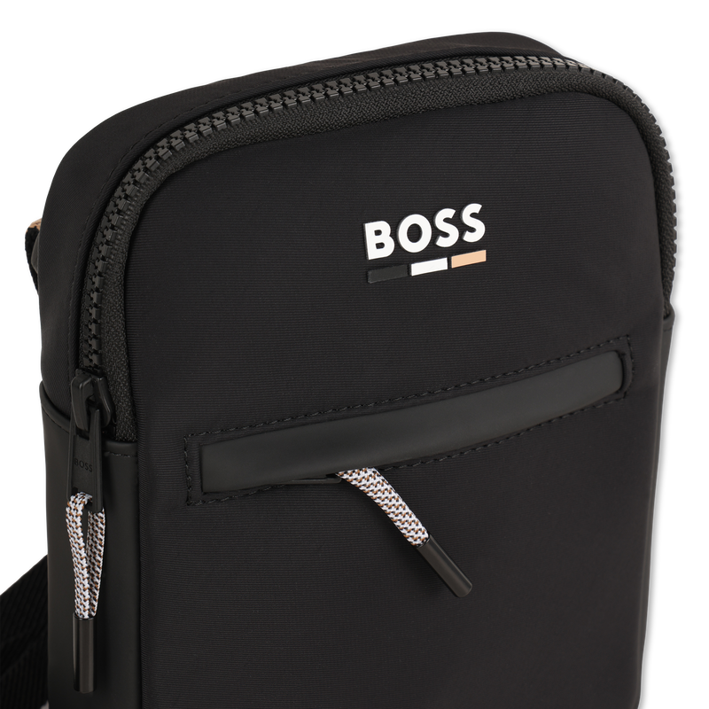 Sac besace en textile enduit BOSS 
                    GARCON