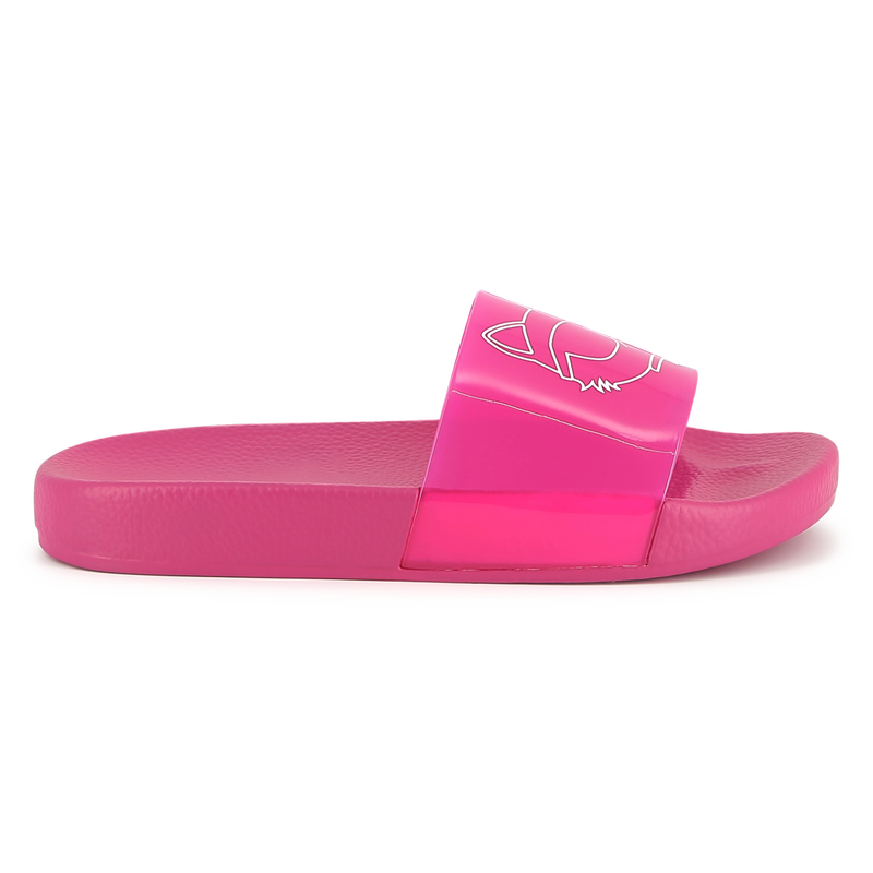 Claquettes à motif imprimé KARL LAGERFELD KIDS 
                    FILLE