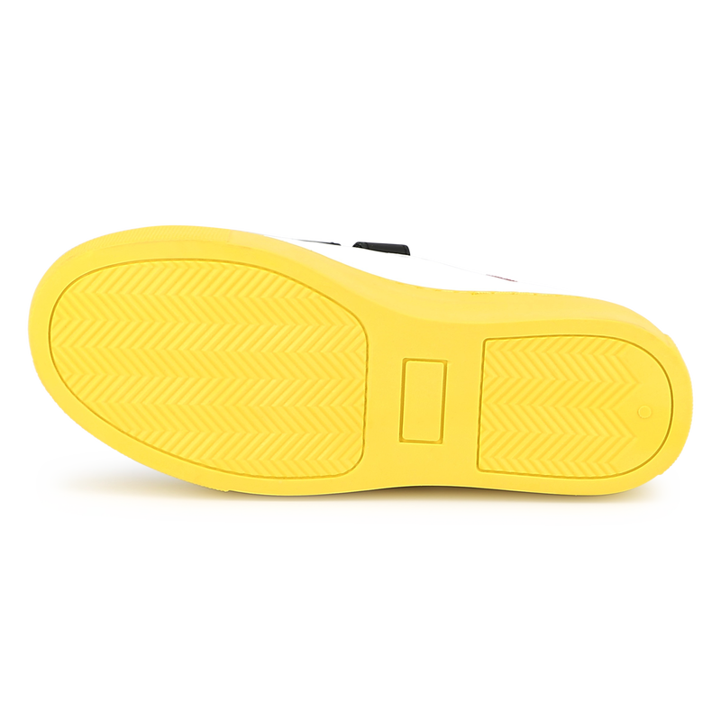 Baskets en cuir à fermeture par bandes auto aggrip THE MARC JACOBS 
                    GARCON