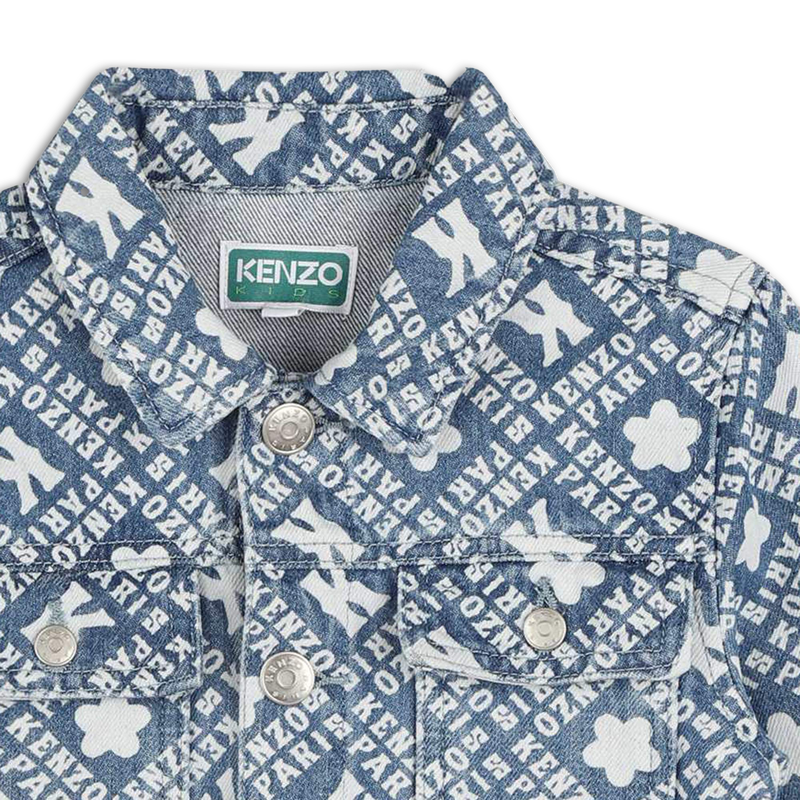 Veste en jean siglée KENZO KIDS 
                    UNISEXE