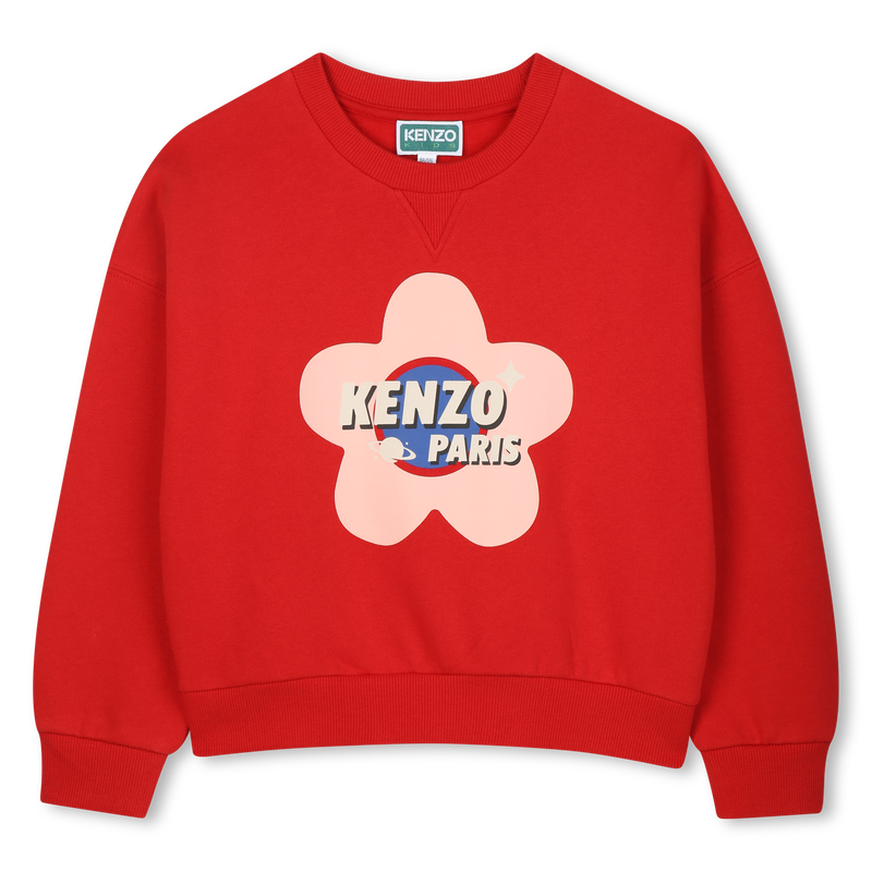 Sweat en molleton non gratté KENZO KIDS 
                    FILLE